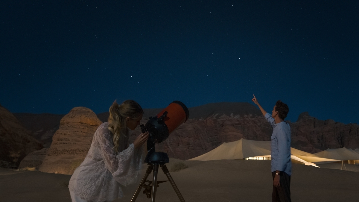 Banyan Tree AlUla stargazing